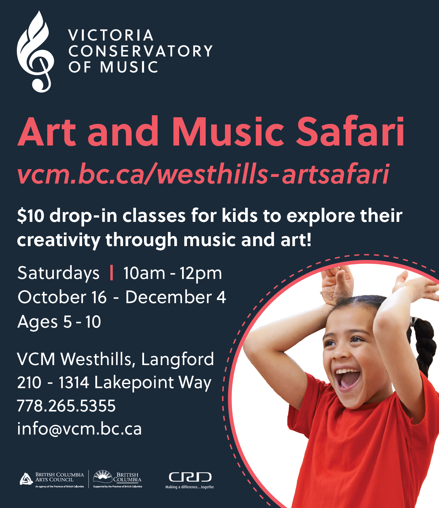 Art & Music Safari (Ages 5-10) Drop-In classes